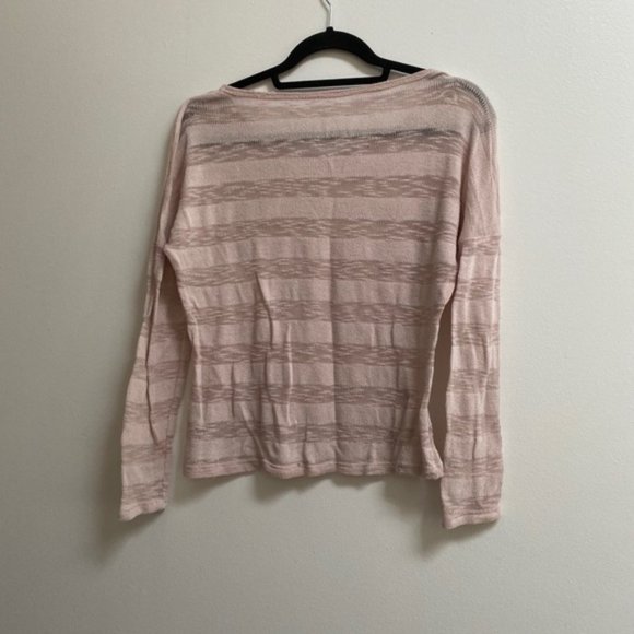 Forever 21 Striped Burnout Dolman Knit Sweater S - Picture 4 of 4